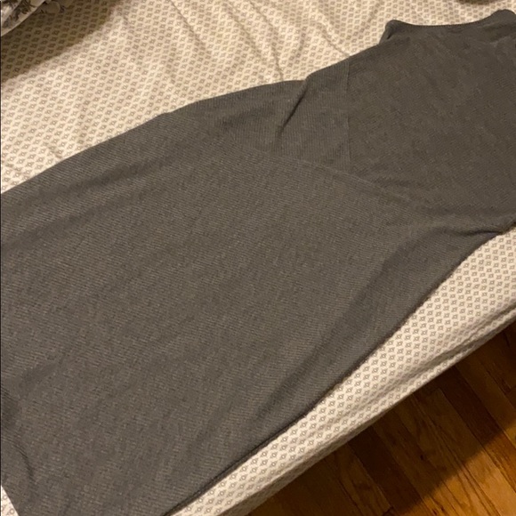 Gray midi dress - Picture 2 of 4